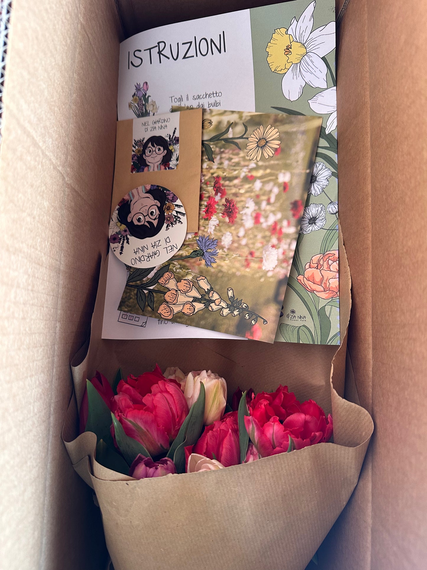 Tulipani con Bulbo dal Campo – Mazzo da 10